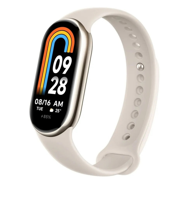 Xiaomi Smart Band 8, Champagne in the group Sport, leisure & Hobby / Smartwatch & Activity trackers / Activity bracelets at TP E-commerce Nordic AB (38-98506)
