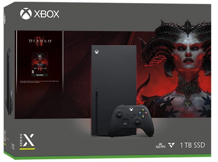 Microsoft Xbox Series X 1TB inkl. Diablo IV in the group HOME ELECTRONICS / Game consoles & Accessories / Xbox Series X at TP E-commerce Nordic AB (38-98562)