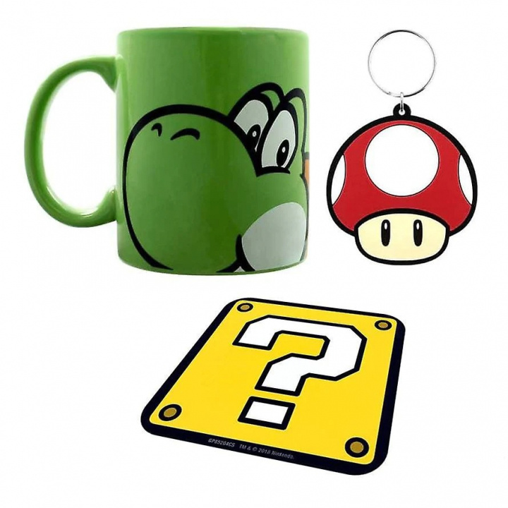 Super Mario Yoshi Gift set in the group Sport, leisure & Hobby / Fun stuff / Cups at TP E-commerce Nordic AB (38-98579)