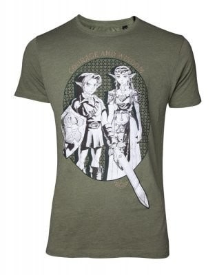 T-shirt Legends of Zelda - Link & Princess Zelda, XL in the group Sport, leisure & Hobby / Accessories / T-shirts at TP E-commerce Nordic AB (38-98618)