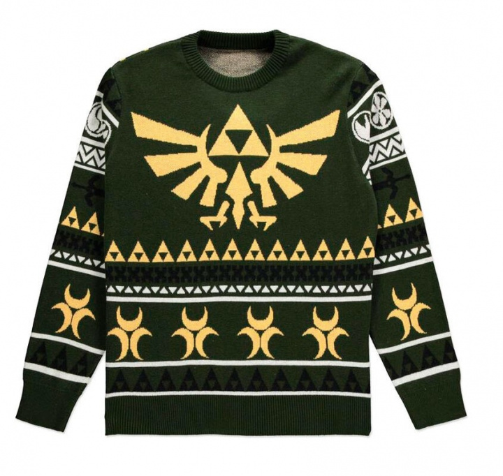 Difuzed Zelda Knitted Christmas Jumper, L in the group Sport, leisure & Hobby / Accessories / T-shirts at TP E-commerce Nordic AB (38-98631)