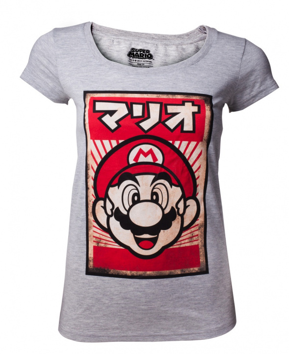 Bioworld Nintendo Propganda Mario Women\'s T-shirt, S in the group Sport, leisure & Hobby / Accessories / T-shirts at TP E-commerce Nordic AB (38-98682)