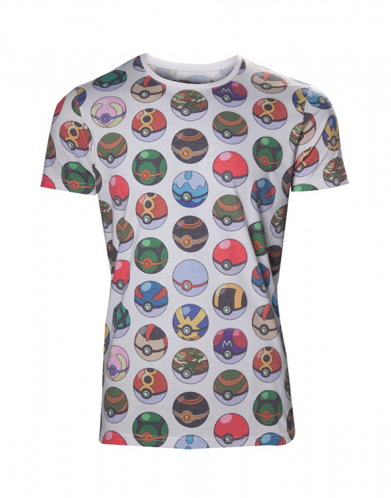Bioworld Pokémon Pokéboll T-shirt, XL in the group Sport, leisure & Hobby / Accessories / T-shirts at TP E-commerce Nordic AB (38-98699)