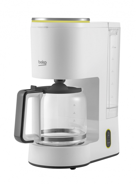 Beko Kaffebryggare 10 koppar 1000W, Vit in the group HOME, HOUSEHOLD & GARDEN / Household appliances / Coffee makers and accessories / Drip coffee makers at TP E-commerce Nordic AB (38-98737)