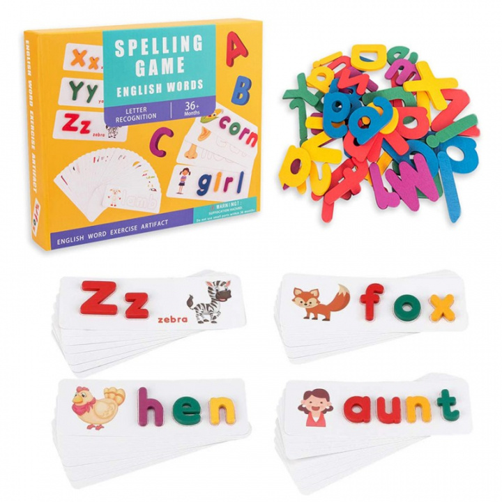 Spelling games for kids - Learn English in the group TOYS, KIDS & BABY PRODUCTS / Toys / Draw & Count at TP E-commerce Nordic AB (38-98750)