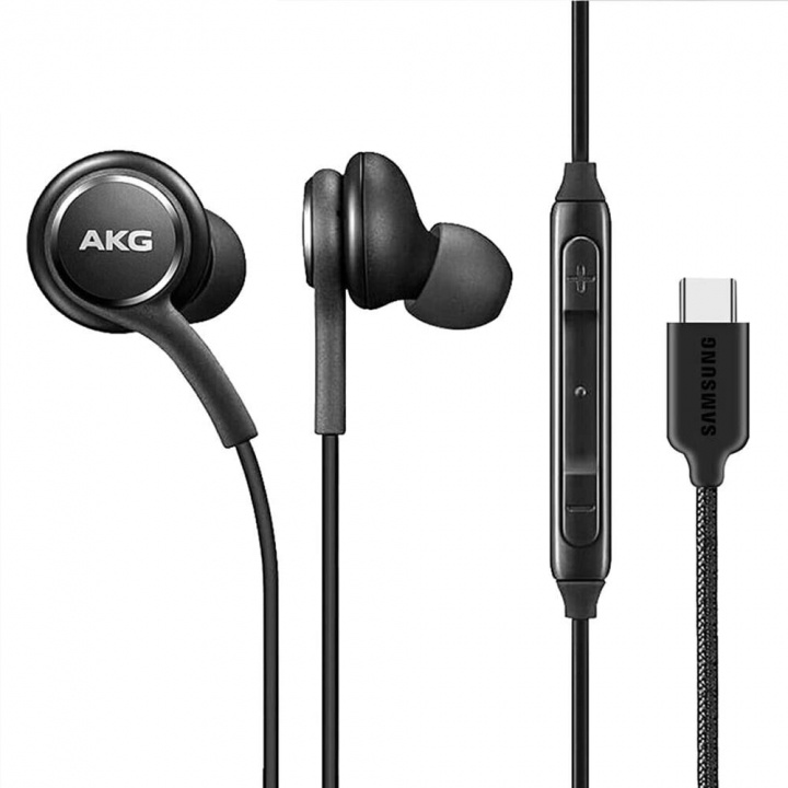 Samsung GH59-15252A USB-C Headphones (Sound By AKG) - Black, Bulk in the group HOME ELECTRONICS / Audio & Picture / Headphones & Accessories / Headphones at TP E-commerce Nordic AB (38-98768)
