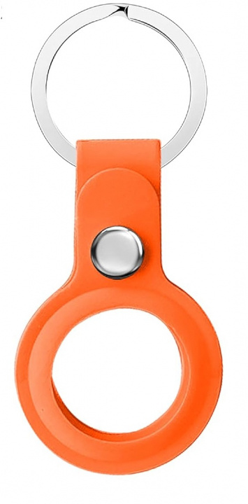 Silikon-hållare till AirTag med nyckelring, Orange in the group SMARTPHONE & TABLETS / Other accessories / Other at TP E-commerce Nordic AB (38-98788)