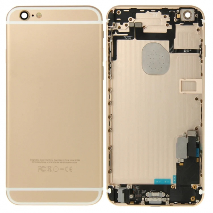 iPhone 6 Plus backside - Gold in the group SMARTPHONE & TABLETS / Reservdelar at TP E-commerce Nordic AB (38-98809)