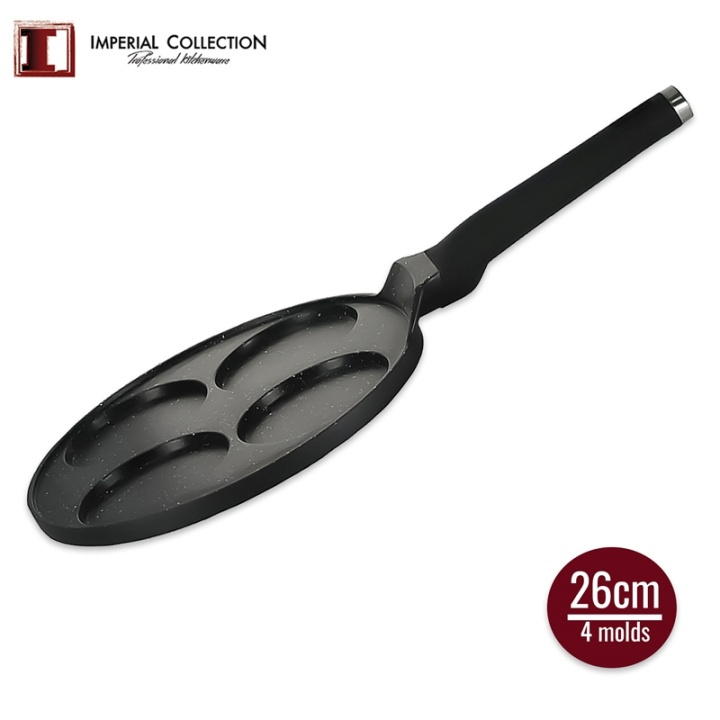 Imperial Collection - Crepes-panna med 4 formar, 26cm in the group HOME, HOUSEHOLD & GARDEN / Kitchen utensils / Frying pans at TP E-commerce Nordic AB (38-99011)