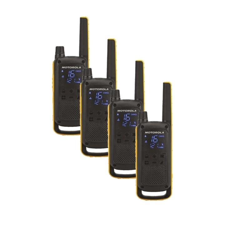 Motorola Talkabout T82 Extreme, Walkie Talkie 4-pack in the group Sport, leisure & Hobby / Outdoor recreation / Walkie-talkies at TP E-commerce Nordic AB (38-99026)
