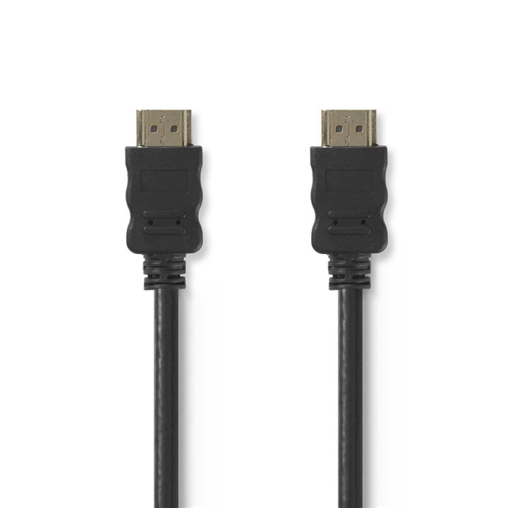 Nedis High Speed HDMI™ Cable with Ethernet | HDMI™ Connector | HDMI™ Connector | 4K@30Hz | ARC | 10.2 Gbps | 3.00 m | Round | PVC | Black | Envelope in the group HOME ELECTRONICS / Cables & Adapters / HDMI / Cables at TP E-commerce Nordic AB (38-99035)