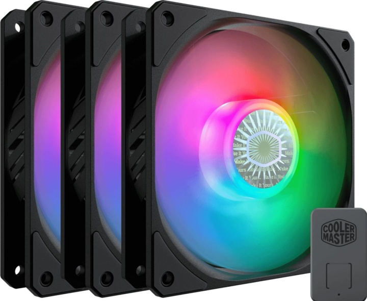 Cooler Master SickleFlow LED Chassifläkt, 120 ARGB, 3-pack in the group COMPUTERS & PERIPHERALS / Computer components / Cooling / Chassis fans at TP E-commerce Nordic AB (38-99152)