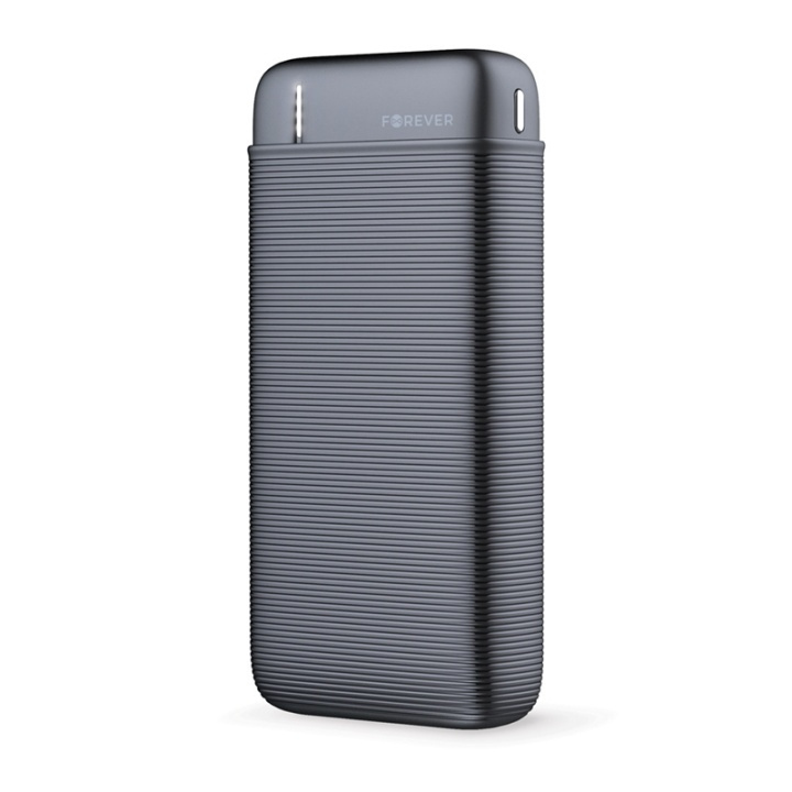 Forever 20000 mAh powerbank TB-100L, Black in the group SMARTPHONE & TABLETS / Chargers & Cables / Powerbanks at TP E-commerce Nordic AB (38-99178)