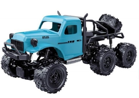 RC 6WD Truck 2.4G 1-16, Blå in the group TOYS, KIDS & BABY PRODUCTS / Radio controlled / RC cars at TP E-commerce Nordic AB (38-99223)