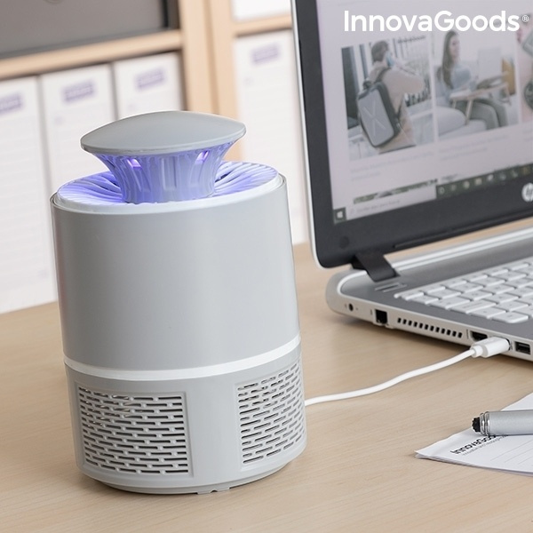 InnovaGoods Anti-mosquito lamp, Light gray in the group HOME, HOUSEHOLD & GARDEN / Garden products / Pests at TP E-commerce Nordic AB (38-99229)