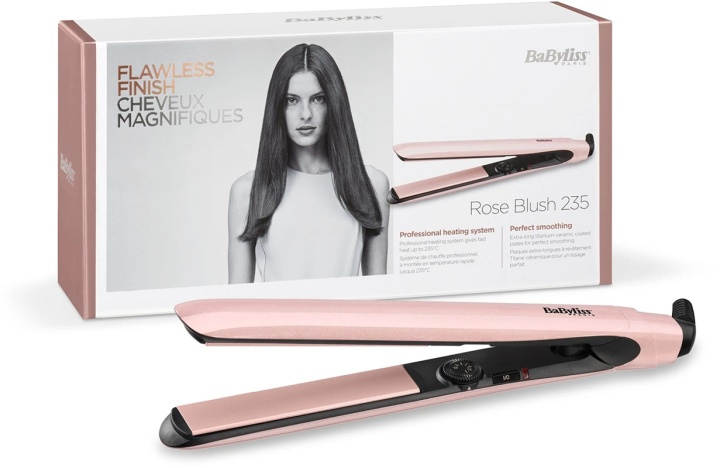 Babyliss Rose Blush 235 Plattång in the group BEAUTY & HEALTH / Hair & Styling / Styling Tools / Straighteners at TP E-commerce Nordic AB (38-99237)