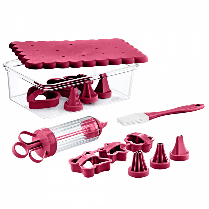 Herzberg Cookie Set HGCK127PNK Rosa in the group HOME, HOUSEHOLD & GARDEN / Kitchen utensils / Baking accessories at TP E-commerce Nordic AB (38-99302)