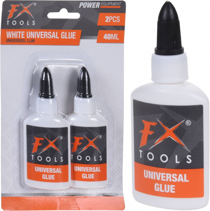 FX Tools Universal Glue 40ml, 2-pack in the group HOME, HOUSEHOLD & GARDEN / Office material / Tape/Glue at TP E-commerce Nordic AB (38-99353)