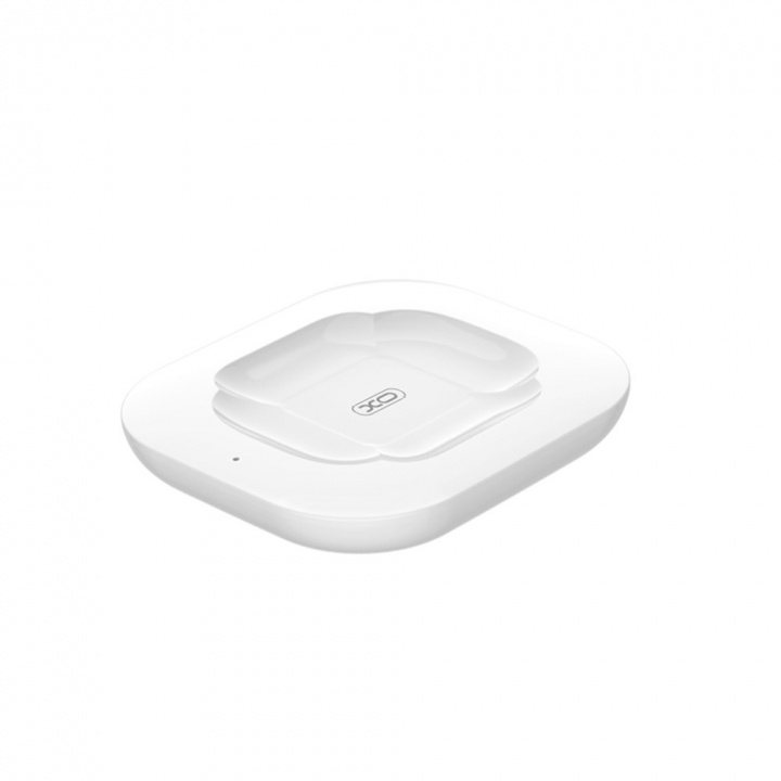 Xo wireless charger for Airpods 10W, White in the group SMARTPHONE & TABLETS / Chargers & Cables / Wireless Qi chargers at TP E-commerce Nordic AB (38-99375)