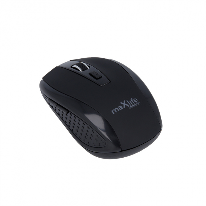 Maxlife Home Office MXHM-02 wireless optical mouse 800/1000/1600 DPI, Black in the group COMPUTERS & PERIPHERALS / Mice & Keyboards / Mice / Wireless at TP E-commerce Nordic AB (38-99431)