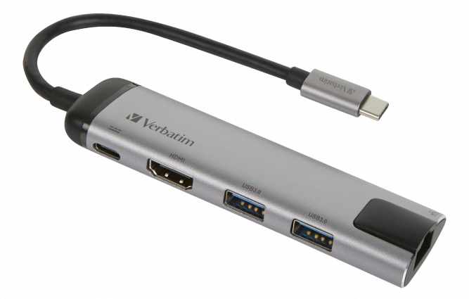 Verbatim USB-C Multiport Hub in the group COMPUTERS & PERIPHERALS / Computer accessories / USB-Hubs at TP E-commerce Nordic AB (38-99442)