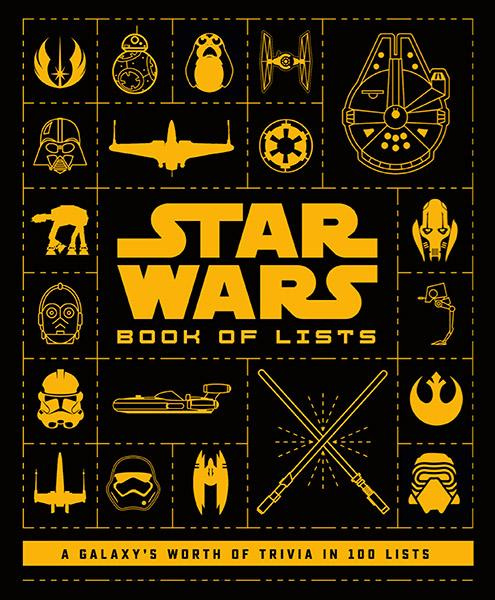 Star Wars: Book of Lists, English in the group Sport, leisure & Hobby / Fun stuff / Fun stuff at TP E-commerce Nordic AB (38-99487)