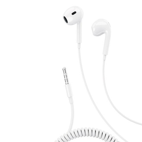 XO Wired earphones EP48 3,5mm, White in the group HOME ELECTRONICS / Audio & Picture / Headphones & Accessories / Headphones at TP E-commerce Nordic AB (38-99507)