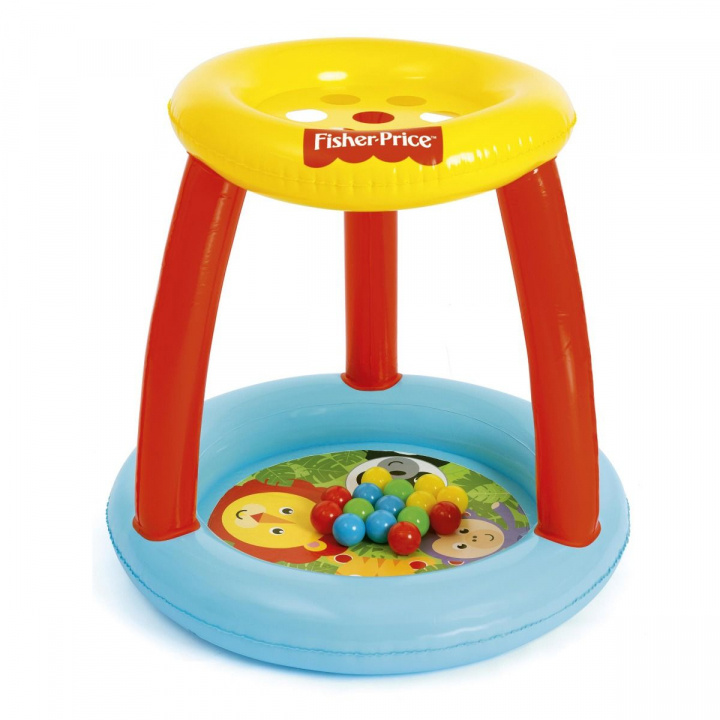Bestway Fisher Price Inflatable Children\'s Pool / Ball pool with animal print in the group TOYS, KIDS & BABY PRODUCTS / Outdoor toys / Bath toys at TP E-commerce Nordic AB (38-99527)