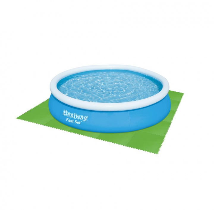Bestway Flowclear Poolmatta 78cm x 78cm (9 delar - 5,47kvm) in the group HOME, HOUSEHOLD & GARDEN / Garden products / Pool & Accessories / Ground Covers & Liners at TP E-commerce Nordic AB (38-99556)
