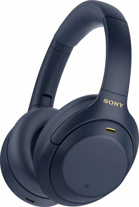 Sony wireless around-ear headphones WH-1000XM4, Blue in the group HOME ELECTRONICS / Audio & Picture / Headphones & Accessories / Headphones at TP E-commerce Nordic AB (38-99639)