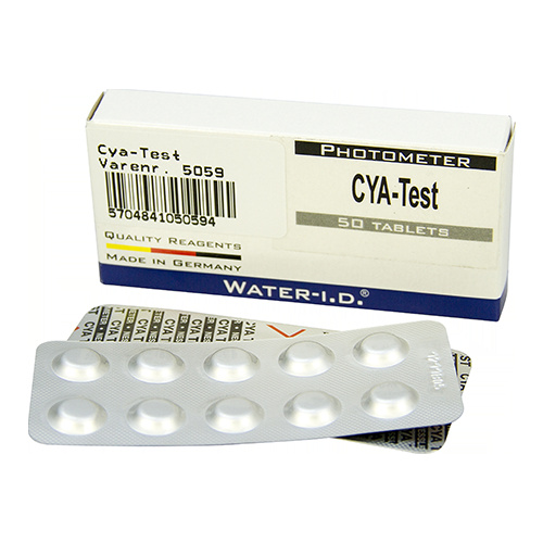 Pool Lab Refill CYA-Test, 50 tablets in the group HOME, HOUSEHOLD & GARDEN / Garden products / Pool & Accessories / Poolchem at TP E-commerce Nordic AB (38-99687)