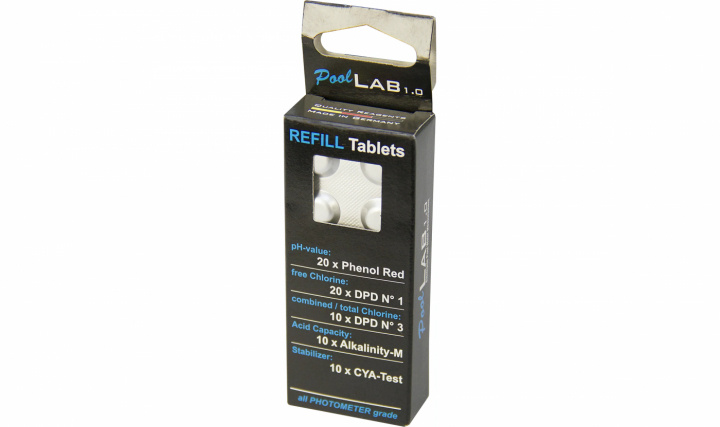 Pool Lab Testtabletter, Refill Set in the group HOME, HOUSEHOLD & GARDEN / Garden products / Pool & Accessories / Poolchem at TP E-commerce Nordic AB (38-99689)