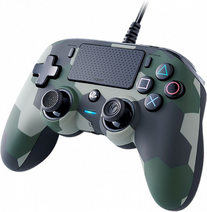 Nacon Wired Compact kontroll, Camo in the group HOME ELECTRONICS / Game consoles & Accessories / Sony PlayStation 4 / Accessories at TP E-commerce Nordic AB (38-99703)