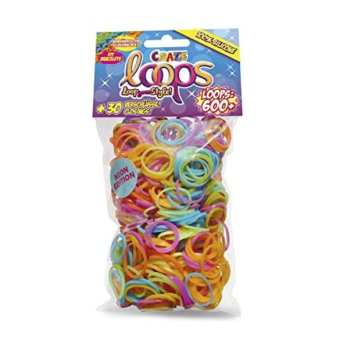 Craze Loops silicone rings for bracelets, 600 pcs in the group TOYS, KIDS & BABY PRODUCTS / Toys / Crafts at TP E-commerce Nordic AB (38-99767)