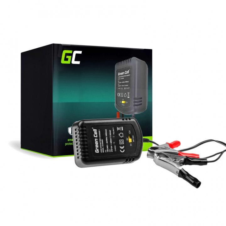 Green Cell Universal Battery Charger AGM 2V/6V/12V in the group CAR / Jump leads & Accessories at TP E-commerce Nordic AB (38-99802)