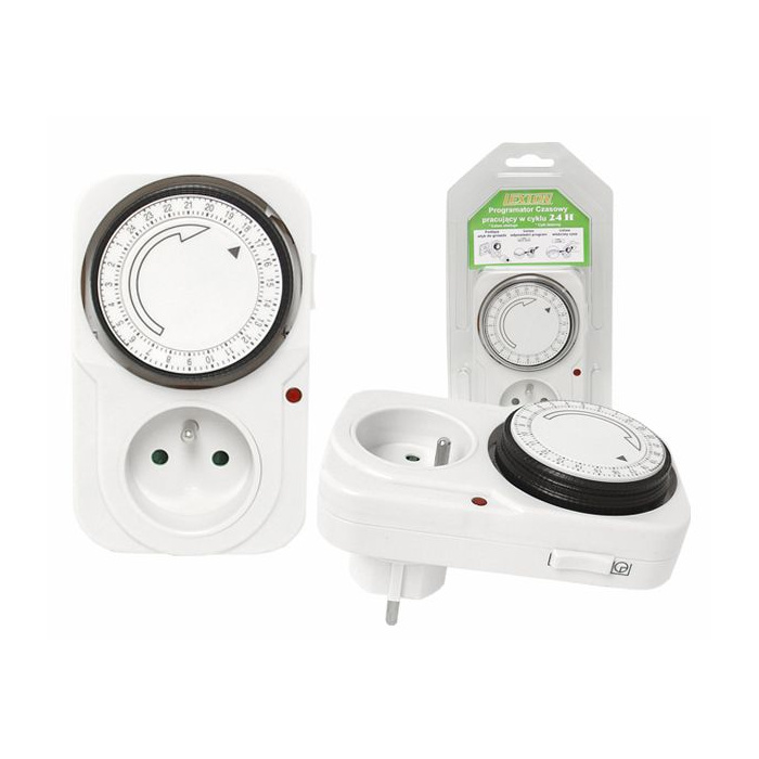 Analog timer, 24h, 16A in the group HOME, HOUSEHOLD & GARDEN / Electricity & Lighting / Timers at TP E-commerce Nordic AB (38-99928)