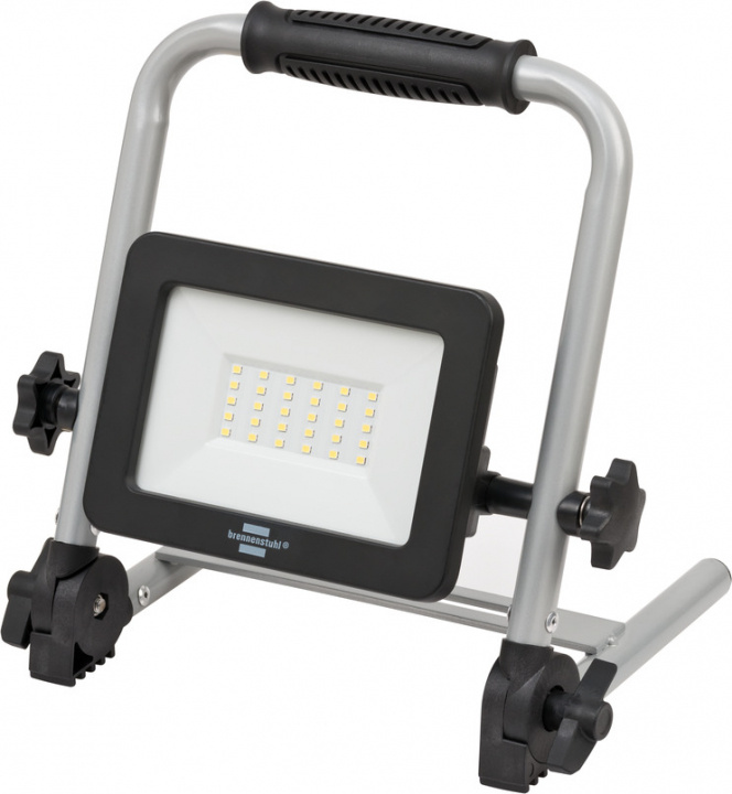 Brennenstuhl Rechargeable LED Work Light EL 2000 MA 20W for indoors and outdoors IP54 (Job Site Light 2150lm with 2 switching levels and powerbank function, up to 6h light duration, with low-battery warning, space-saving due to foldable frame) in the group HOME, HOUSEHOLD & GARDEN / Electricity & Lighting / Work lighting at TP E-commerce Nordic AB (38-99998)