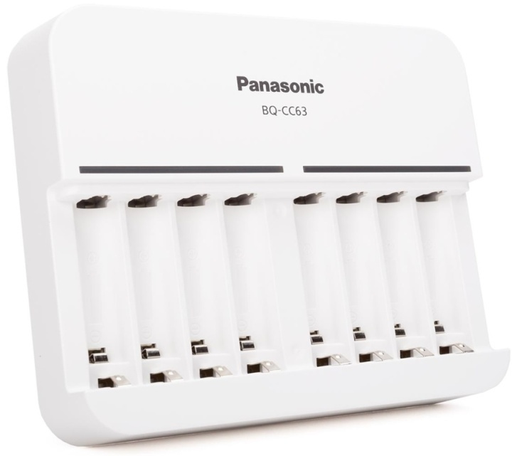 Panasonic BQ-CC63 Batteriladdare för upp till 8 batterier in the group HOME ELECTRONICS / Batteries & Chargers / Battery charger at TP E-commerce Nordic AB (89-504660)