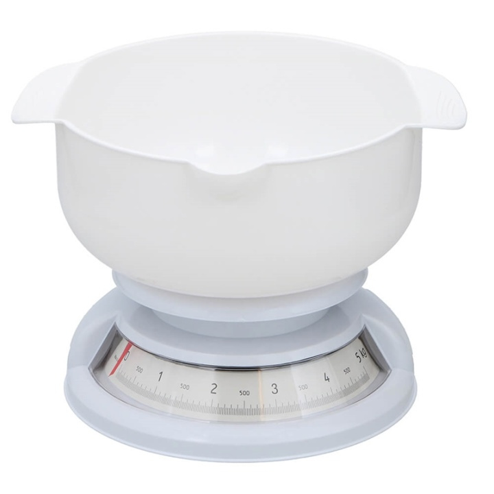 ALPINA Kitchen Scale Bowl, 5kg in the group HOME, HOUSEHOLD & GARDEN / Kitchen utensils / Kitchen scales at TP E-commerce Nordic AB (A00037)