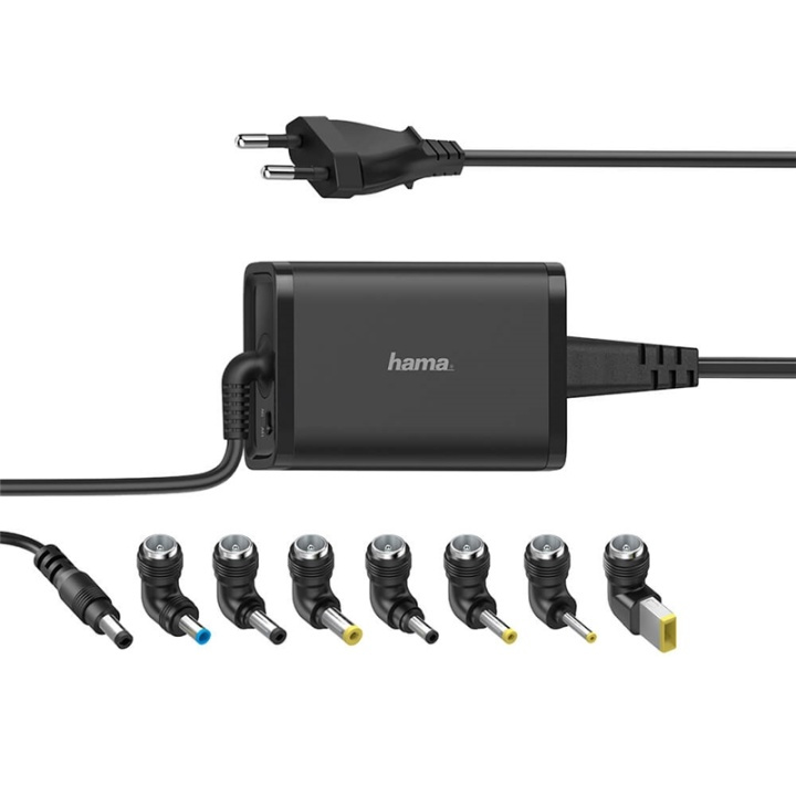 Hama Nätdel Notebook Universal 100-240V 15-19V/45W 8x Adapter in the group COMPUTERS & PERIPHERALS / Laptops & accessories / Computer chargers / Chargers for laptops / Universal at TP E-commerce Nordic AB (A00148)