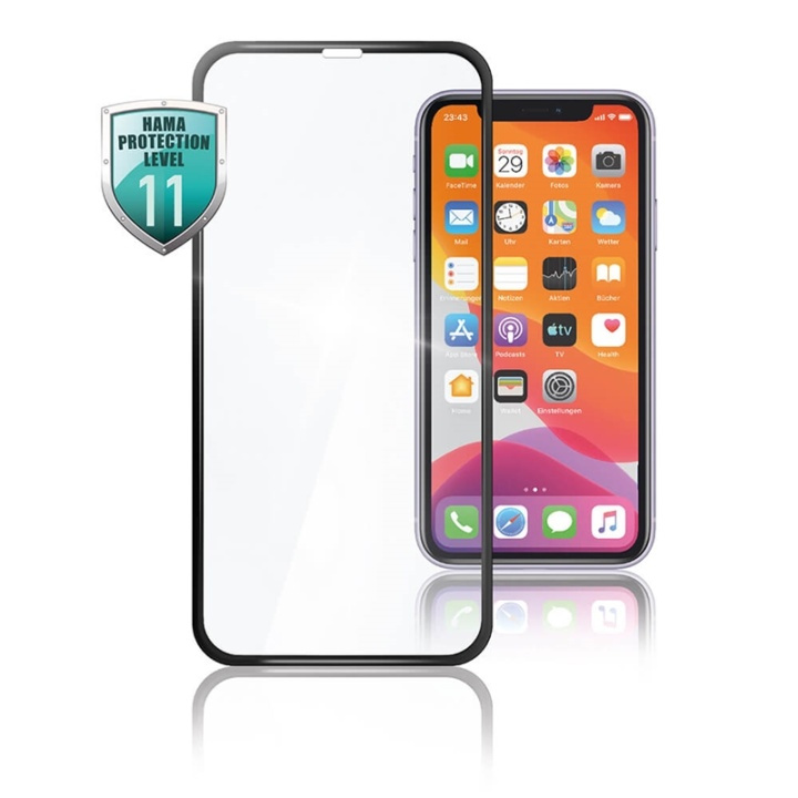 HAMA Temp. Glass Screenprot. iPhone 11 Pro Max / XS Max in the group SMARTPHONE & TABLETS / Phone cases / Apple / iPhone 11 Pro Max / Screen protectors at TP E-commerce Nordic AB (A00155)