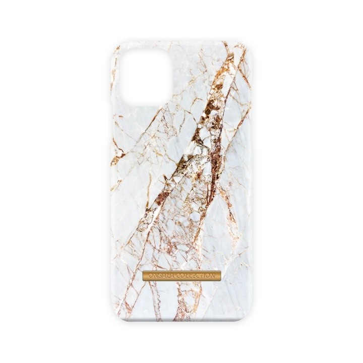 Onsala Mobile Cover Soft White Rhino Marble iPhone 11 Pro Max in the group SMARTPHONE & TABLETS / Phone cases / Apple / iPhone 11 Pro Max / Cases at TP E-commerce Nordic AB (A00248)