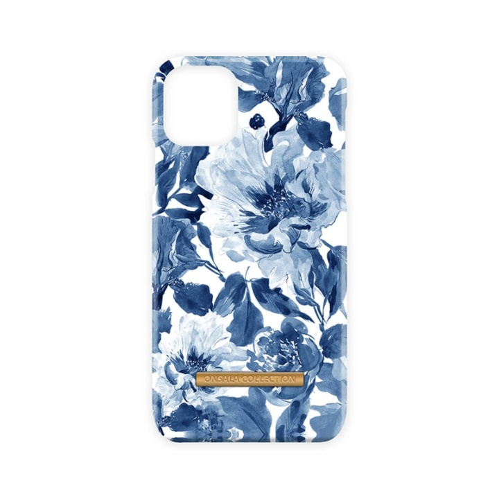ONSALA Mobile Cover Soft Indigo Peony iPhone 11 Pro Max in the group SMARTPHONE & TABLETS / Phone cases / Apple / iPhone 11 Pro Max / Cases at TP E-commerce Nordic AB (A00251)