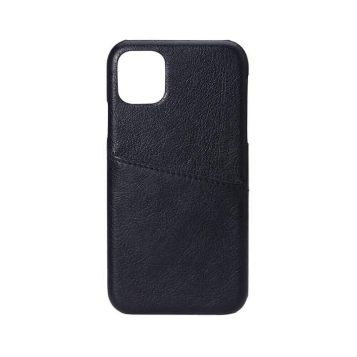 ONSALA Mobilecover Black iPhone 11 Creditcard Pocket in the group SMARTPHONE & TABLETS / Phone cases / Apple / iPhone 11 / Cases at TP E-commerce Nordic AB (A00254)