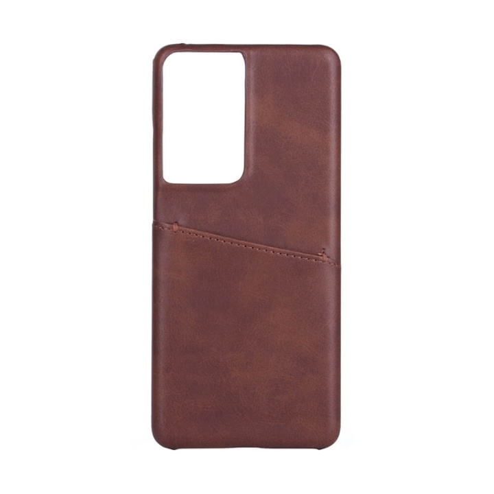 ONSALA Mobile Cover Brown with Cardpocket Samsung S21 Ultra /S30 Ultra 5G in the group SMARTPHONE & TABLETS / Phone cases / Samsung at TP E-commerce Nordic AB (A00265)
