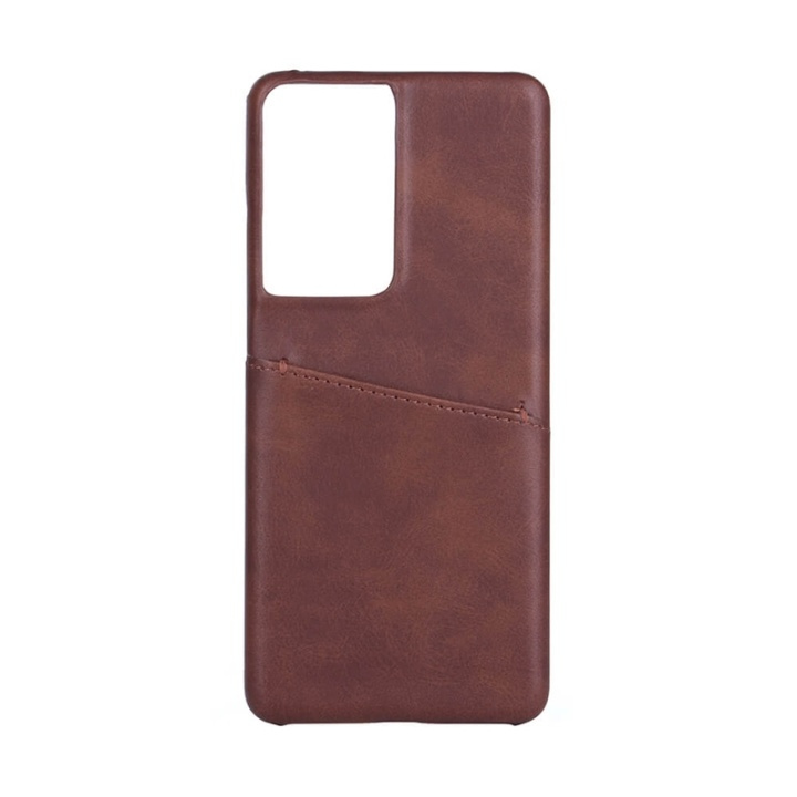 Onsala Mobile Cover Brown with Cardpocket Samsung S21 Ultra /S30 Ultra 5G in the group SMARTPHONE & TABLETS / Phone cases / Samsung at TP E-commerce Nordic AB (A00265)