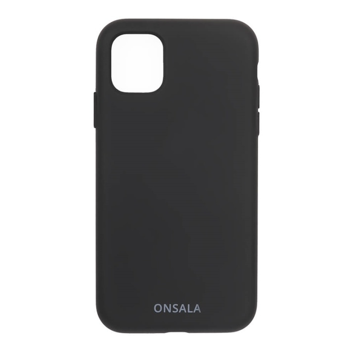 ONSALA Phone Case Silicone Black - iPhone 11 / XR in the group SMARTPHONE & TABLETS / Phone cases / Apple / iPhone 11 / Cases at TP E-commerce Nordic AB (A00272)