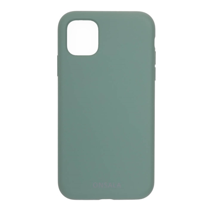 ONSALA Phone Case Silicone Pine Green - iPhone 11 / XR in the group SMARTPHONE & TABLETS / Phone cases / Apple / iPhone 11 / Cases at TP E-commerce Nordic AB (A00275)