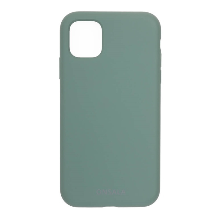 Onsala Mobilskal Silikon Pine Green iPhone 11 Pro Max in the group SMARTPHONE & TABLETS / Phone cases / Apple / iPhone 11 Pro Max / Cases at TP E-commerce Nordic AB (A00283)