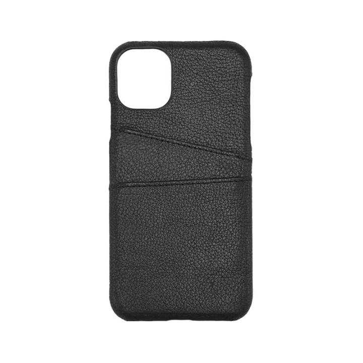 ONSALA Mobile Cover Leather Black iPhone 11 in the group SMARTPHONE & TABLETS / Phone cases / Apple / iPhone 11 / Cases at TP E-commerce Nordic AB (A00286)